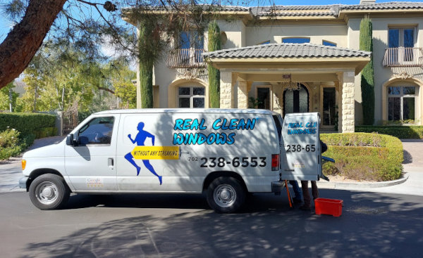 Real Clean Window Cleaning Van